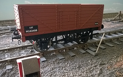 BR 7 Plank Wagon BR Bauxite for Gauge 1